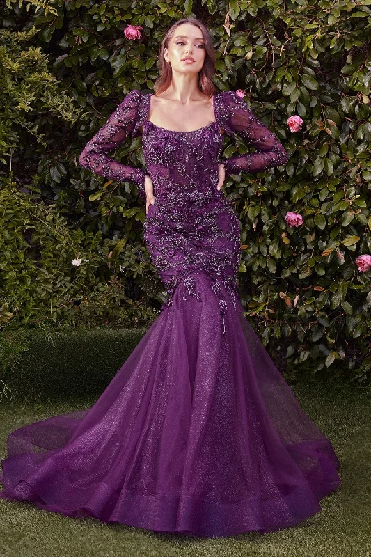Andrea & Leo MA101 Glitter Mermaid Long Formal Prom Dress