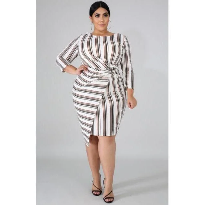 AMALY DRESS(PLUS SIZE)