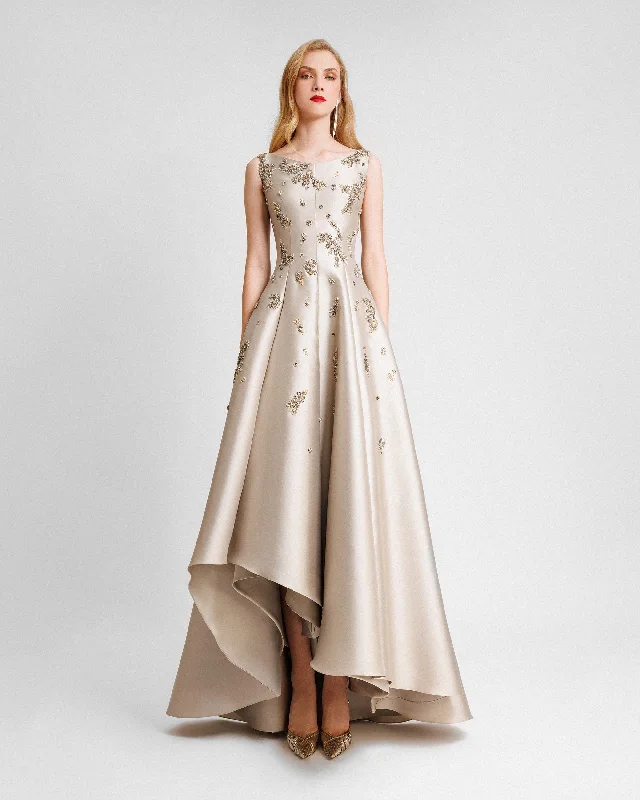 Beaded Asymmetrical Dress