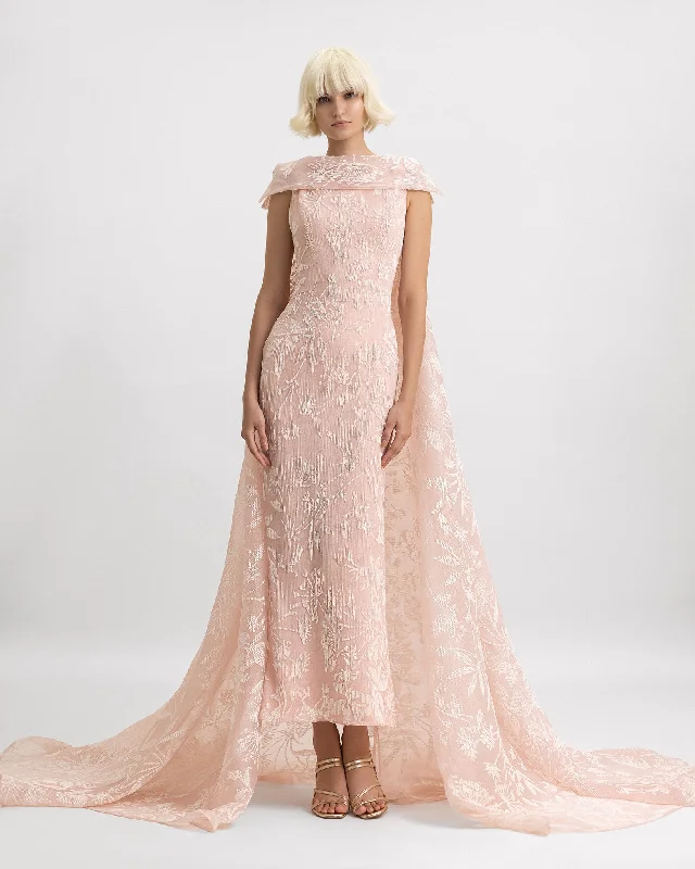 Reversed Collar Dress