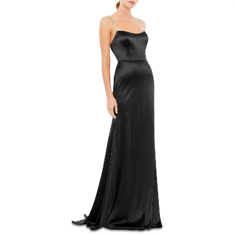 Womens Embellished Formal Evening Dress