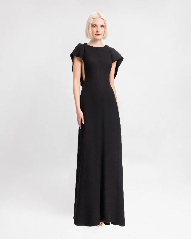 Back Cut-Out Long Dress
