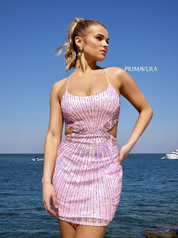 Primavera Cut Out Homecoming Dress 4025