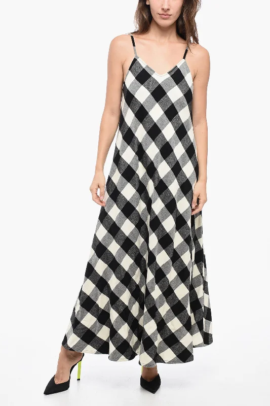 Woolrich W'S ARCHIVE CHECK LONG DRESS Xs Standard size