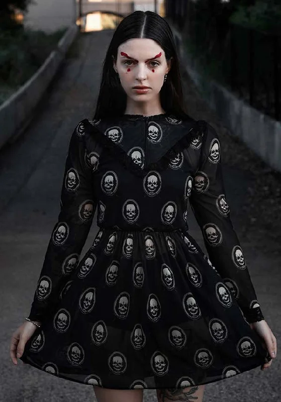 Skulls Victorian | MESH DRESS**
