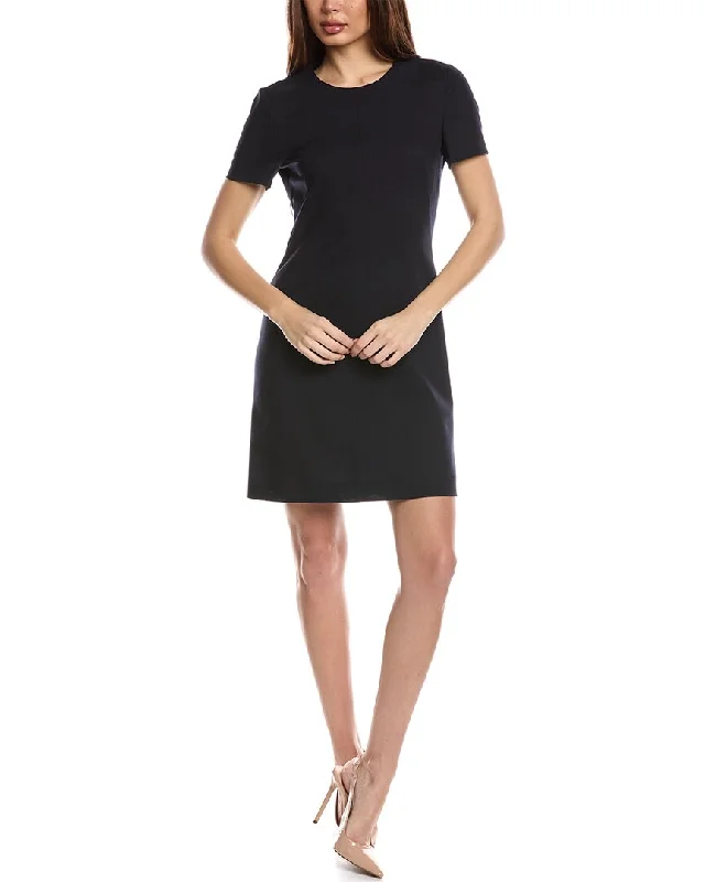 Hugo Boss Donalara Wool-Blend Sheath Dress