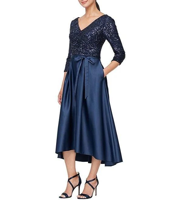 Alex Evenings AE8296745 Petite Long Formal Dress
