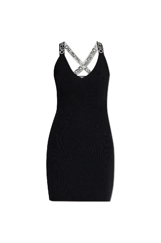 Off-White Dress with logo in BLACK - XS