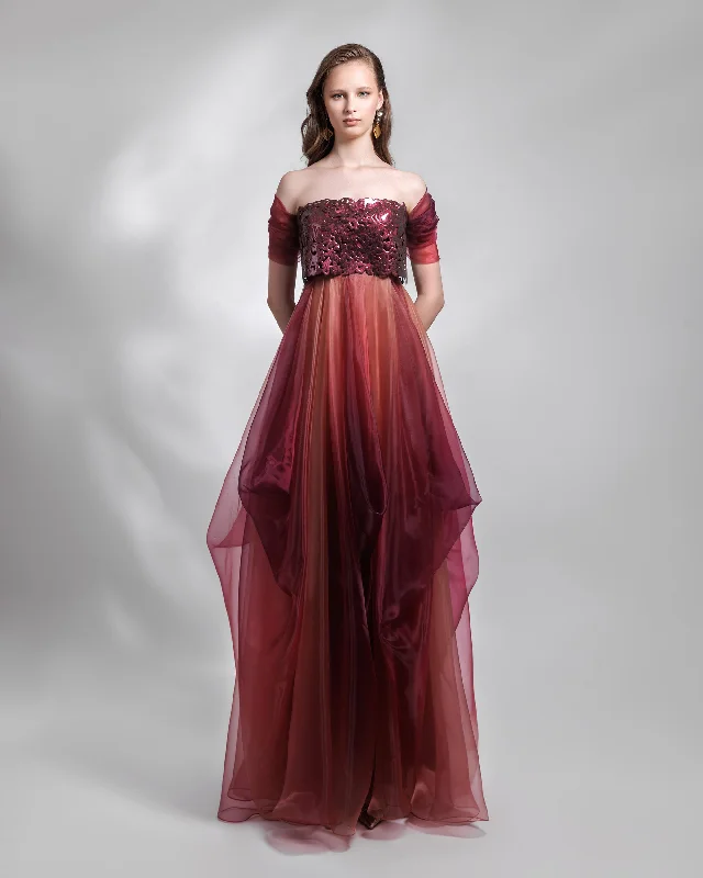 Strapless Intricated Dress