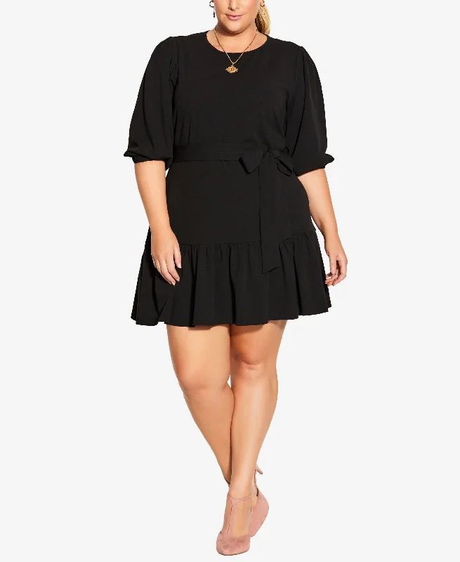 City Chic Trendy Plus Love Me Knot Dress