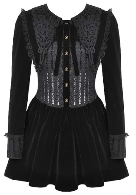 Velvet Patchwork | SCHOOLGIRL DRESS