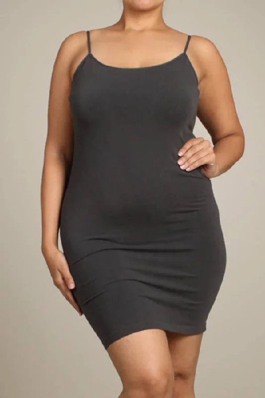 Everyday Spaghetti Strap Dress - Plus Size
