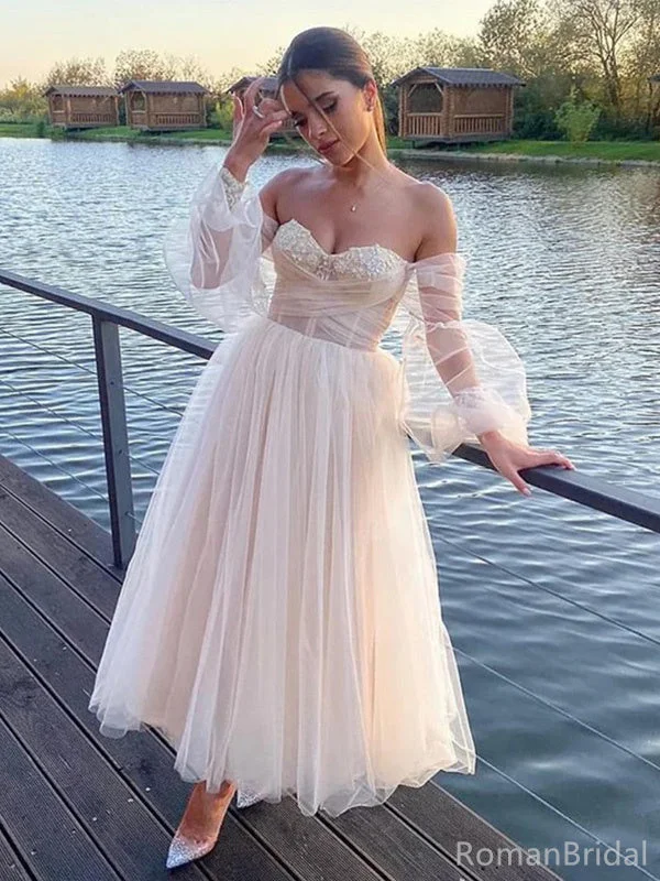 Unique Sweetheart Sleeveless A-line Tulle Homecoming Dresses For Party Online, HD1061 Unique Sweetheart Sleeveless A-line Tulle Homecoming Dresses For Party Online, HD1061