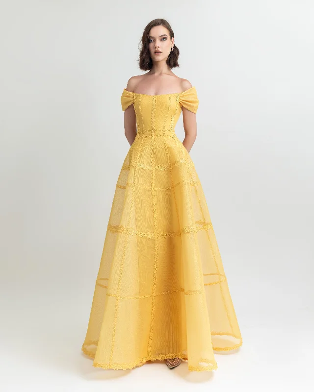 Mesh Long Dress