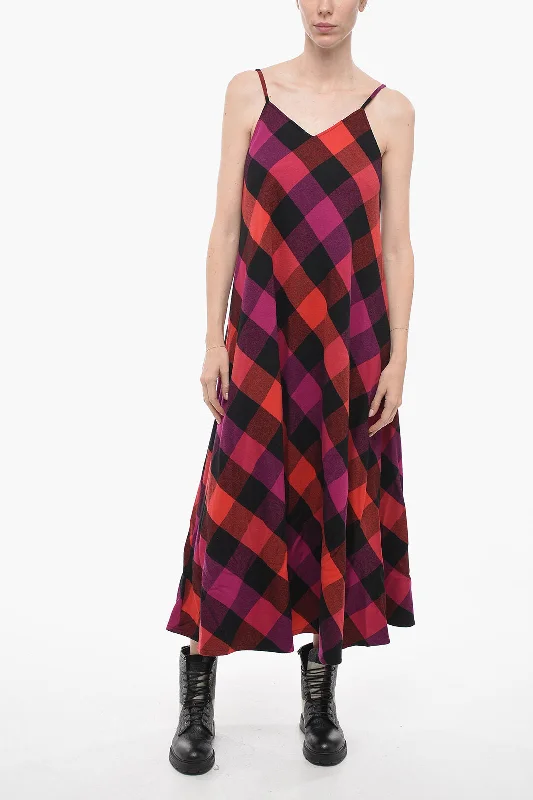 Woolrich Checkered ARCHIVE Long Dress Xs Standard size