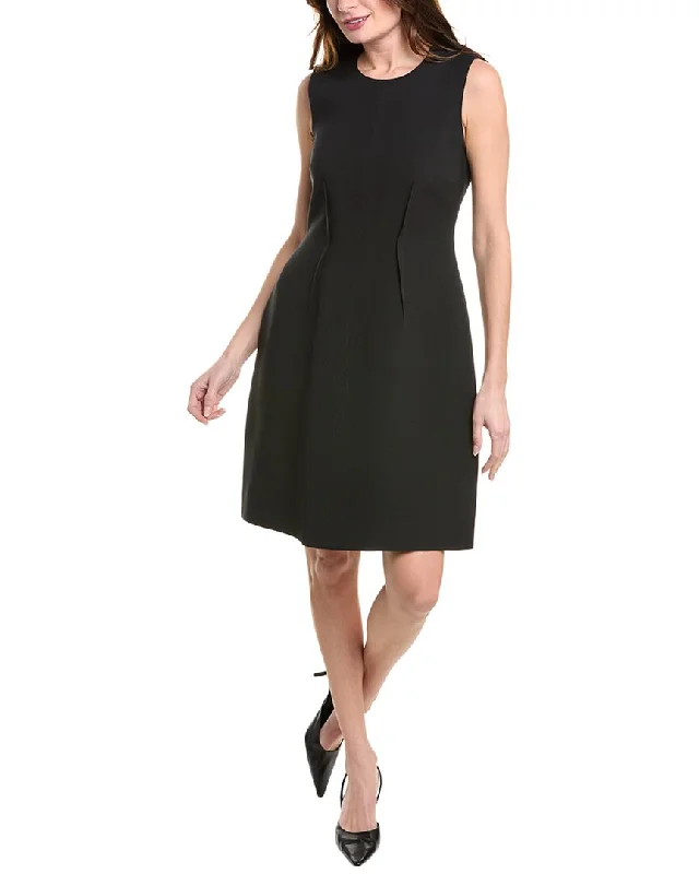 Lafayette 148 New York Wool & Silk-Blend Flared Dress