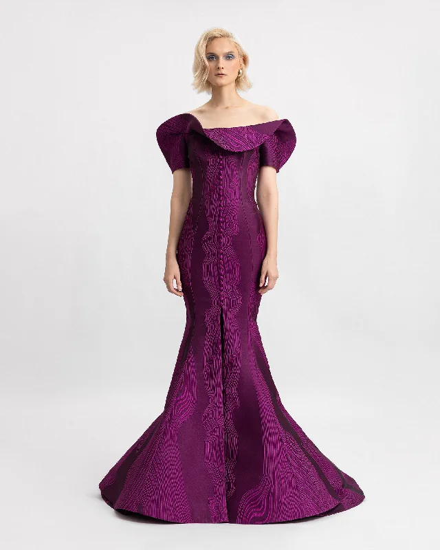 Draped Off-Shoulders Dress
