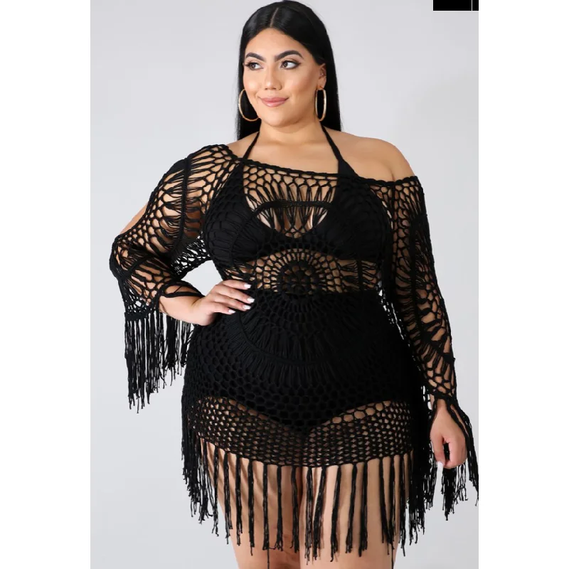 MEDALLION COVER-UP DRESS