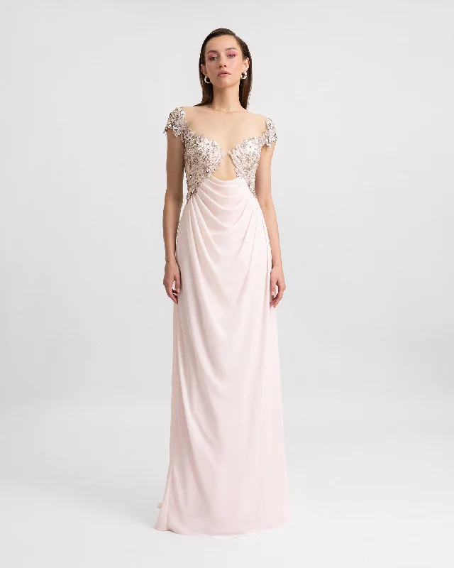 Cut-Out beaded Corset Dress