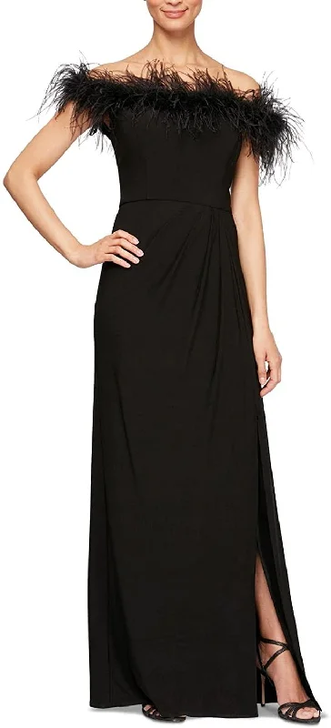 Alex Evenings AE82351465 Off Shoulder Long Dress