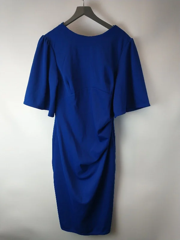 Quiz Royal Blue Dress. UK Size 10 **** Ref V554