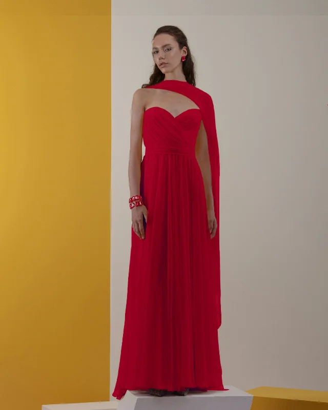 Flowy Red Dress