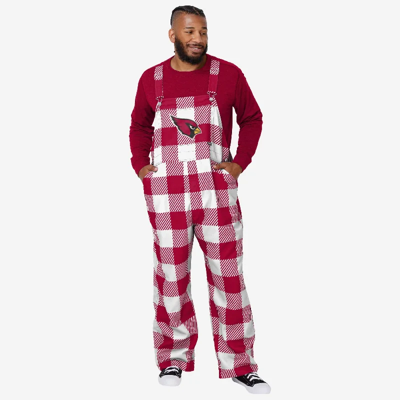 Arizona Cardinals Mens Plaid Bib Overalls Playful Floral Overalls