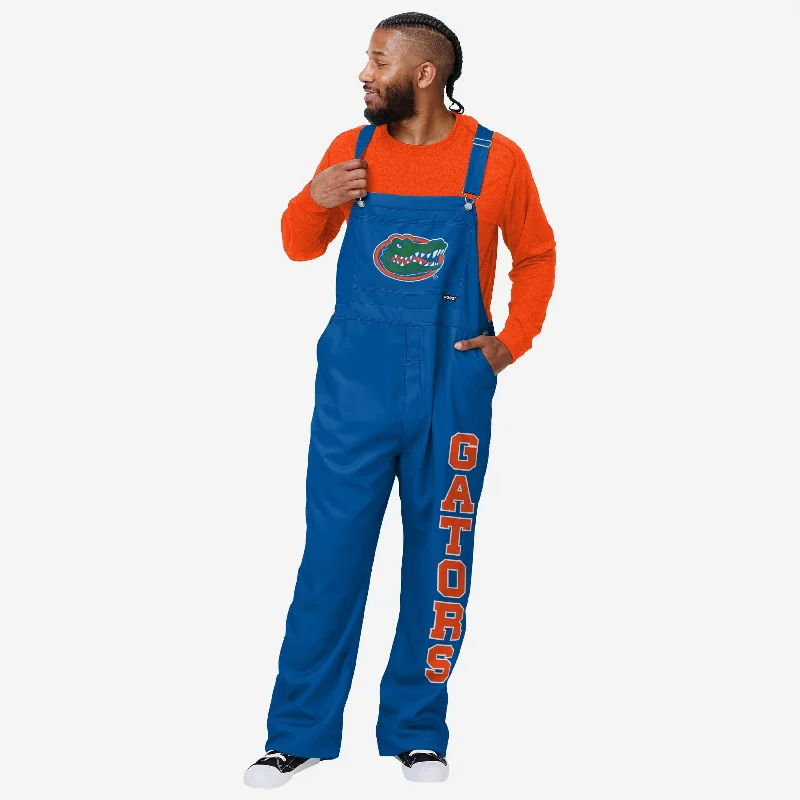 Florida Gators Mens Big Logo Bib Overalls Vintage-Inspired Jumpsuit