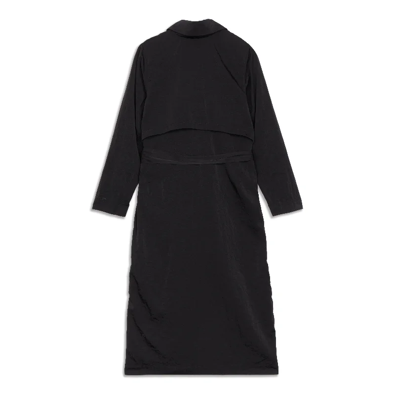 Always Effortless Trench - Resale Fashionable Cropped Trench Coat
