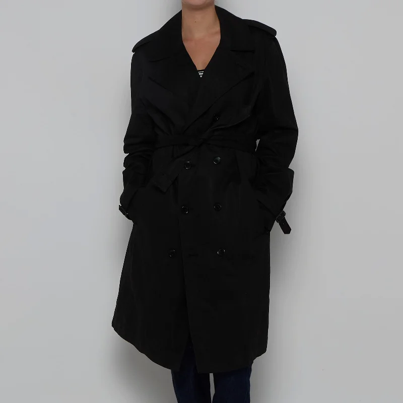 Gap Trench Coat - L Classic Double-Breasted Wool Trench