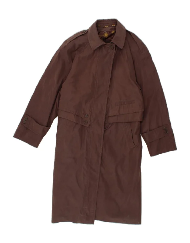 GOLDIX Womens Trench Coat UK 18 XL  Brown Modern Trench Coat Design