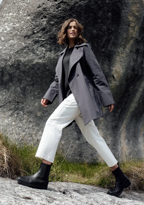 Heron Trench Fashionable Long Wool Trench