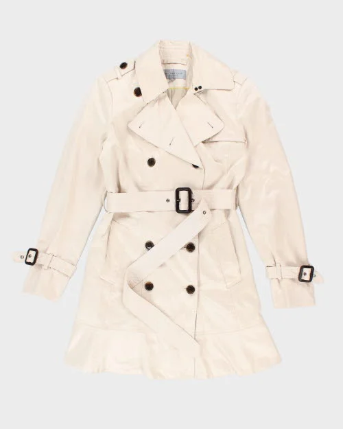 Marc New York Trench Coat - S Comfortable Long Wool Trench