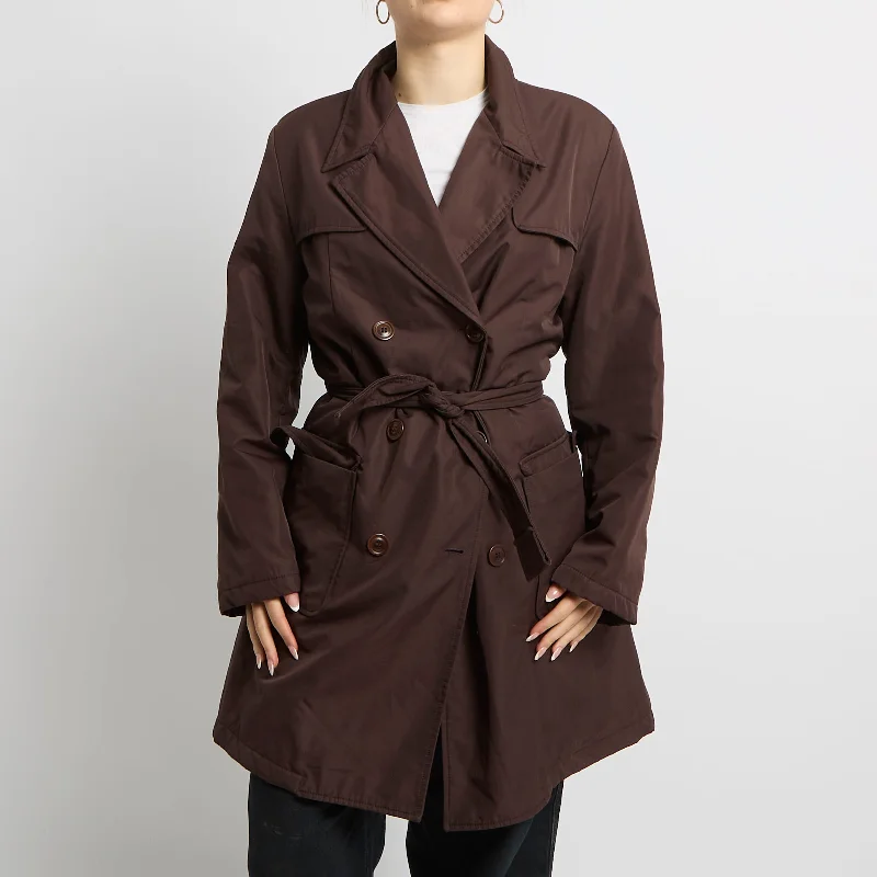 Penny Black Belted Trench Coat - UK 12 Classic Military Trench Coat