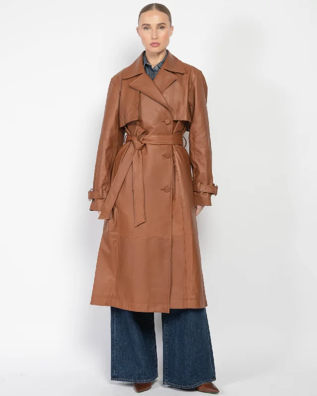 Foreign Affair Trench Coat Elegant Black Wool Trench