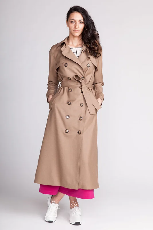 PDF Pattern - Isla Trench Coat | Named Clothing Stylish Trench Coat with Pockets