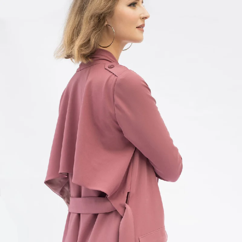 PDF Pattern - Ulysses Trench Coat | Victory Patterns Trendy Open Front Trench