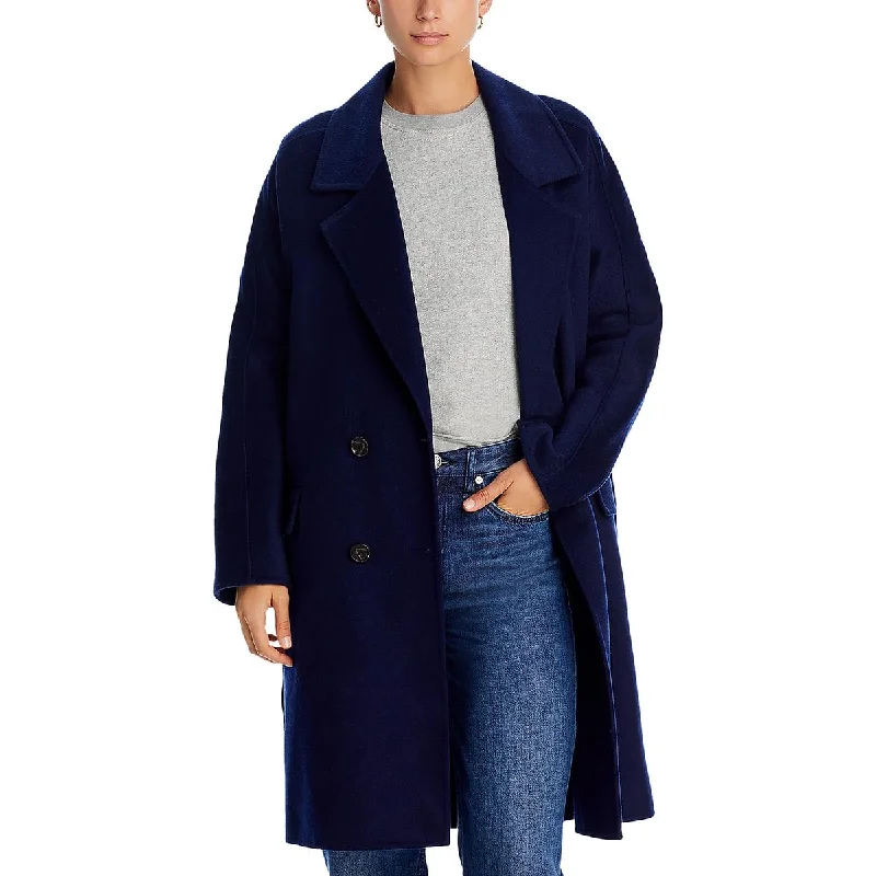 Rails Womens Marta Trench Midi Wool Coat Trendy Wide-Cuff Trench Coat