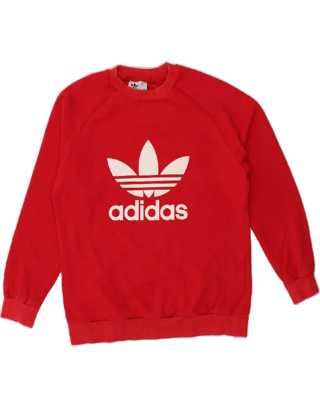 ADIDAS Womens Oversized Graphic Sweatshirt Jumper EU 36 Small Red Hoodie with Oversized Fit Loose Comfortable ADIDAS Womens Oversized Graphic Sweatshirt Jumper EU 36 Small Red Hoodie with Oversized Fit Loose Comfortable