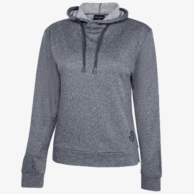 Dagmar - Insulating golf sweatshirt Hoodie with Back Slit Movement Comfort