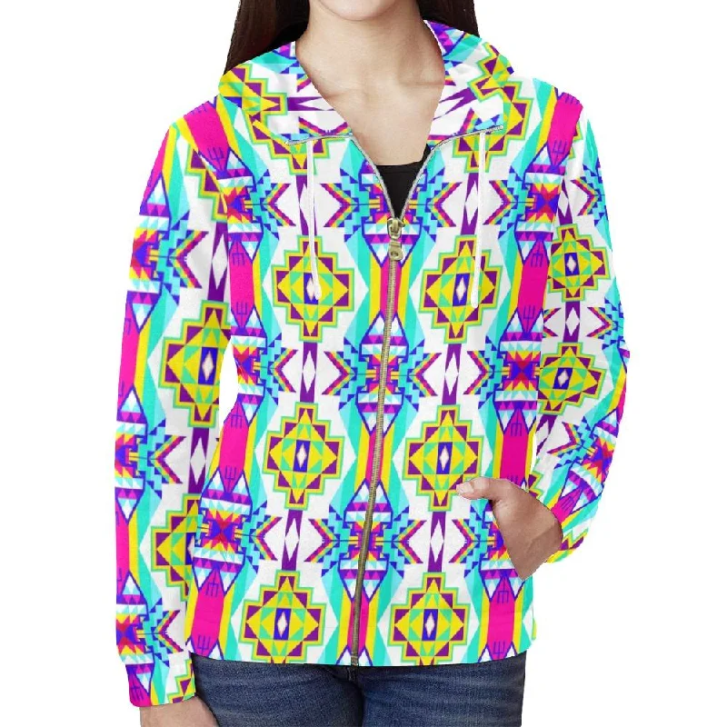 Fancy Champion Full Zip Hoodie for Women Hoodie with Raw Hem Edgy Unfinished