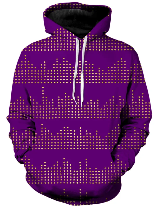 Gold Equalizer Beats Unisex Hoodie Hoodie with Contrast Stitching Detailed Premium