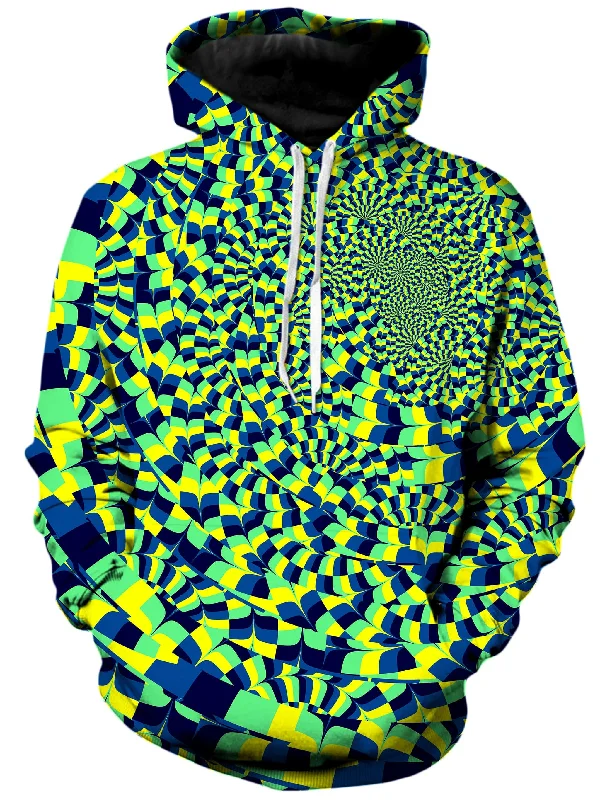 Green Portal Unisex Hoodie Hoodie with Half-Zip Sporty Casual