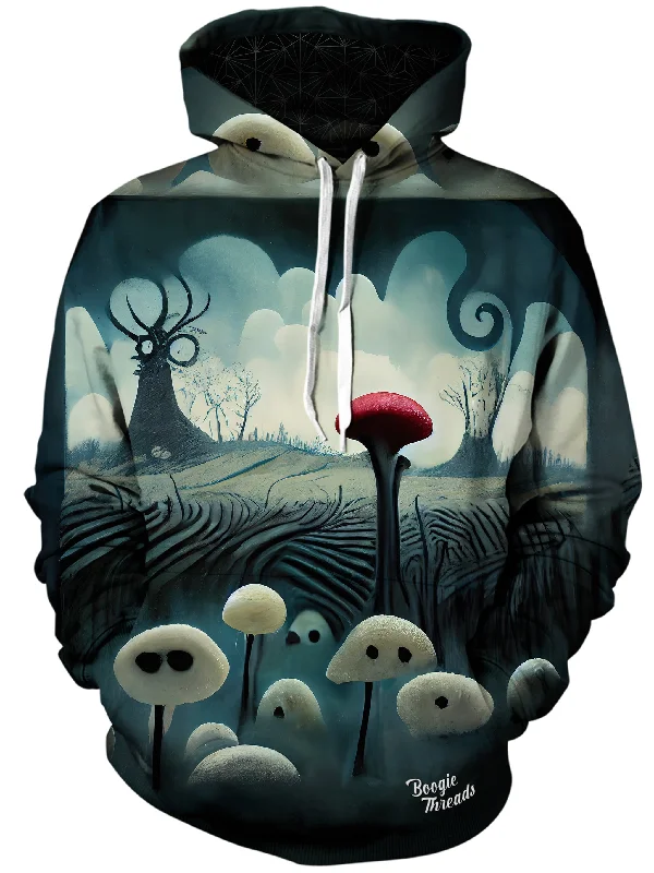 Grieving Liberty Unisex Hoodie Hoodie with Hem Embroidery Detailed Premium