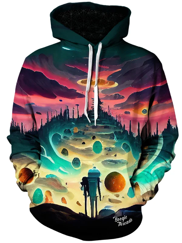 Hallowed Earth Unisex Hoodie Hoodie with Rolled Sleeves Casual Relaxed