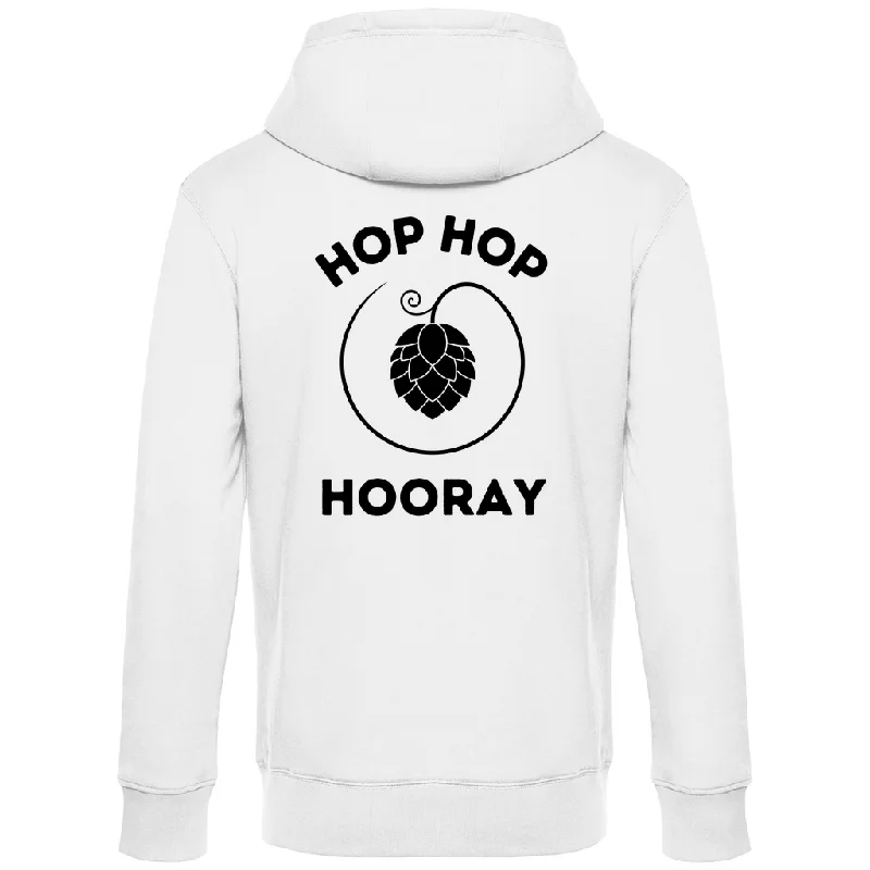 Premium Hoodie "Hop Hop Hooray" (Backprint) Hoodie with Hem Elastic Stretchable Comfortable Premium Hoodie "Hop Hop Hooray" (Backprint) Hoodie with Hem Elastic Stretchable Comfortable
