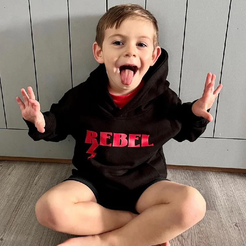 Rebel kids Hoodies Hoodie with Pattern Geometric Abstract