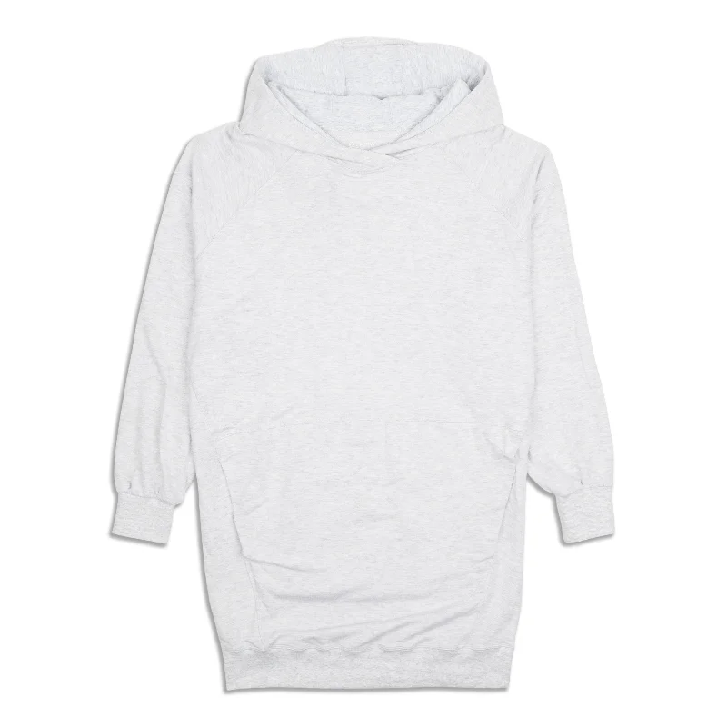 Seek Stillness Hoodie - Resale Hoodie with Hem Ribbing Snug Secure