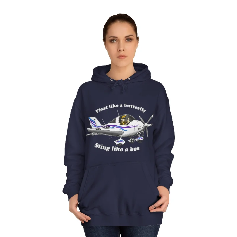 Sting Aircraft Unisex College Hoodie Hoodie with Magnetic Closure Innovative Modern