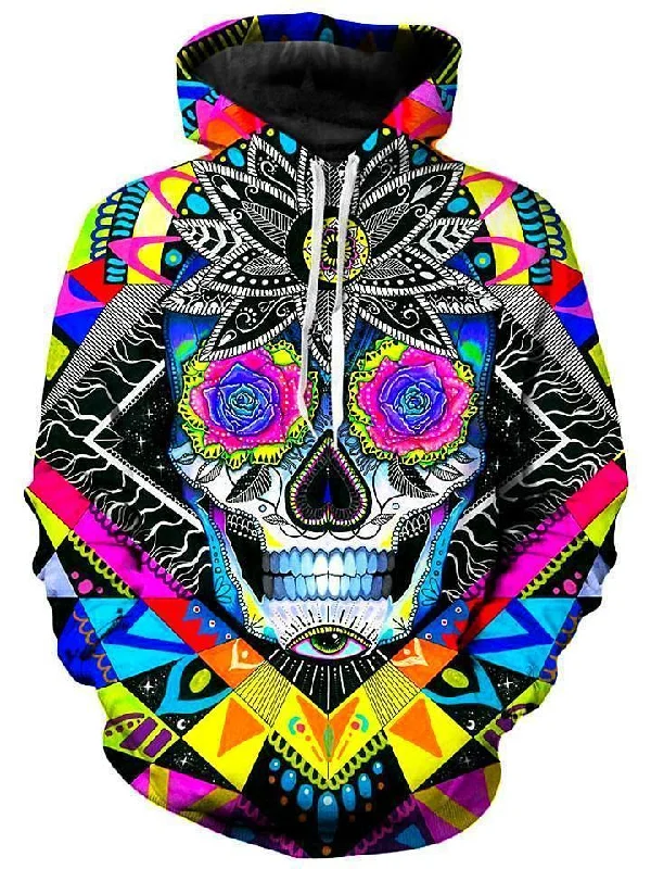 Suger Skull Kids Unisex Hoodie Cotton Hoodie Fleece Lining Warmth